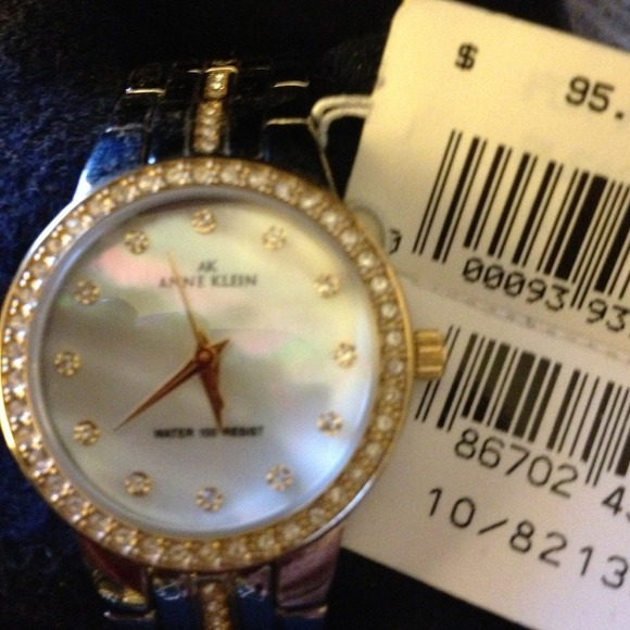 Annie Klein Swarovski crystals watch