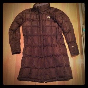 Brown North Face Down Jacket!