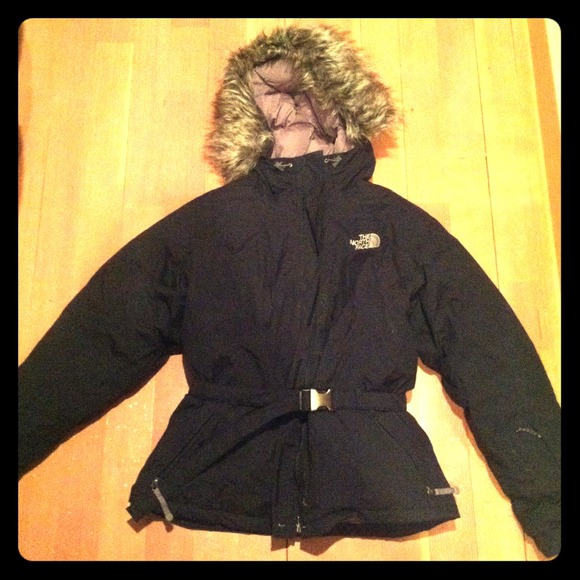 RESERVED Black Waterproof Down North Face Jacket!