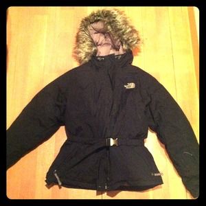 RESERVED Black Waterproof Down North Face Jacket!