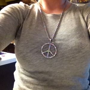 Peace Sign Necklace