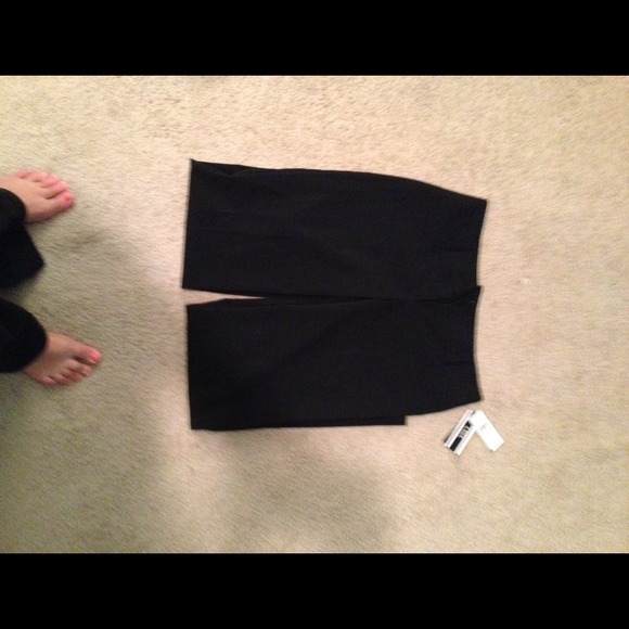 Black dress pants.