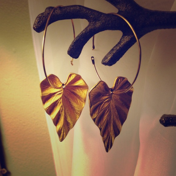 Gold leaf hoops