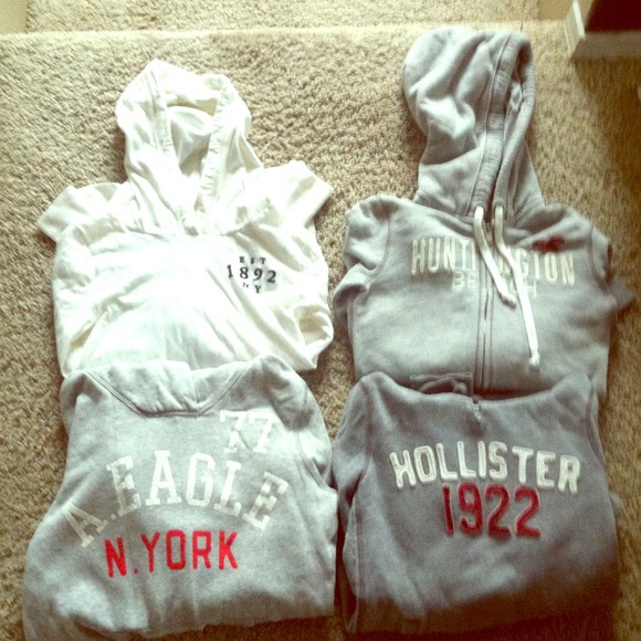 AE,AF & Hollister Hoodies!