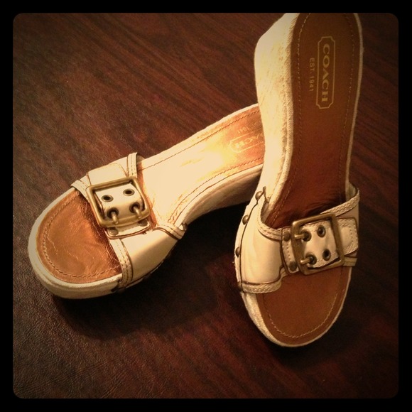 Additional 50% OFF!!! Authentic, Coach wedges!