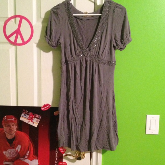 Sequin grey dress/tunic