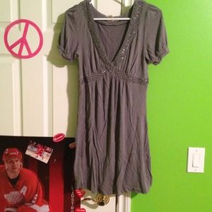 Sequin grey dress/tunic