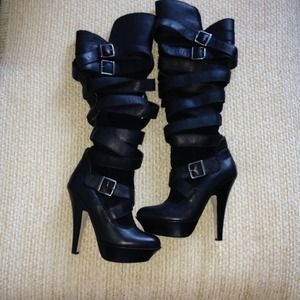 Bebe Leather Boots (Jenna Boots)