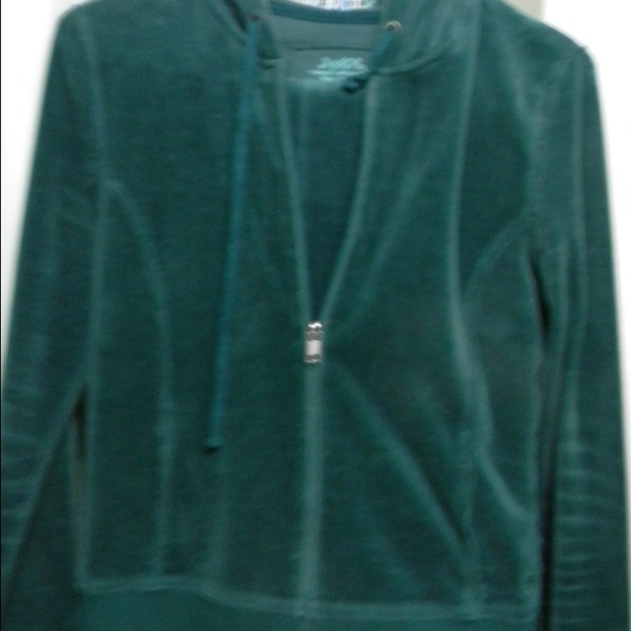 Velour track suit