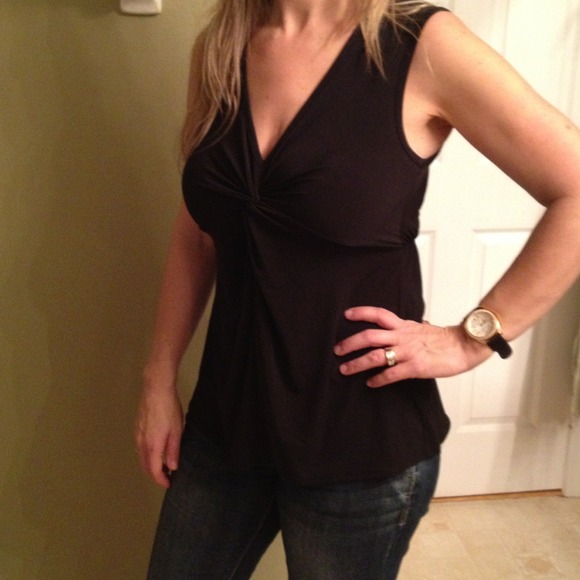 SOLD IN A BUNDLE. Black banana republic top - Picture 4 of 4