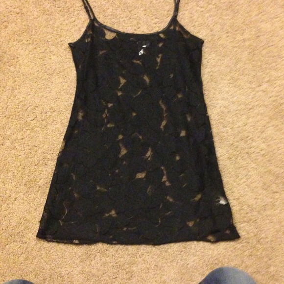 SOLD! Black lace tunic