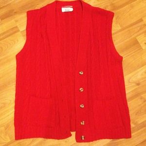 Red Cardigan SOLD ‼️‼️
