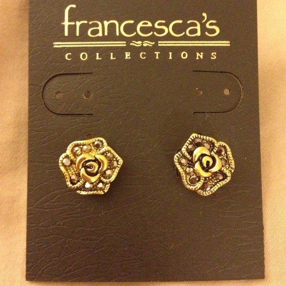 BUNDLE - Francesca's rose earrings