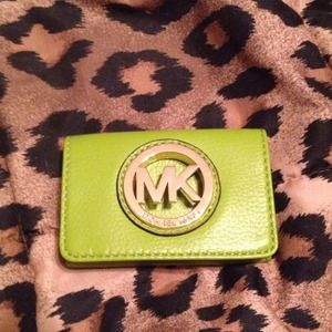 Authentic  2 MK credit card case