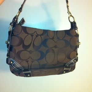 Chocolate Brown Coach bag w/Wallet Bundle