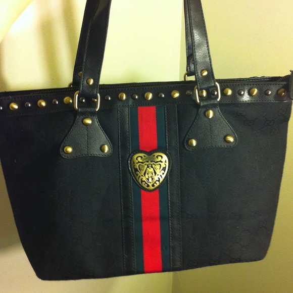 Black Gucci Tote with Wallet