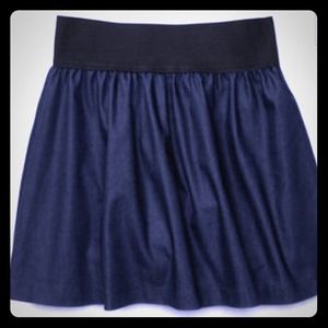 Dark blue jean Miley Cyrus skirt