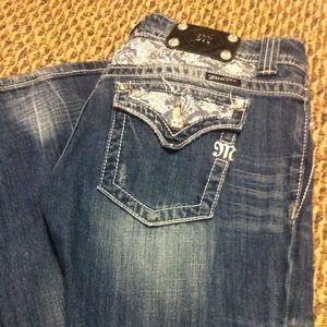 Size 30. Lace and rhinestone. Like new!