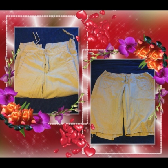 Tan capris. NWOT.