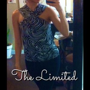 Zebra Swirl Print Cross Top