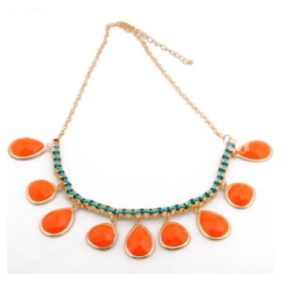 Orange Statement Necklace