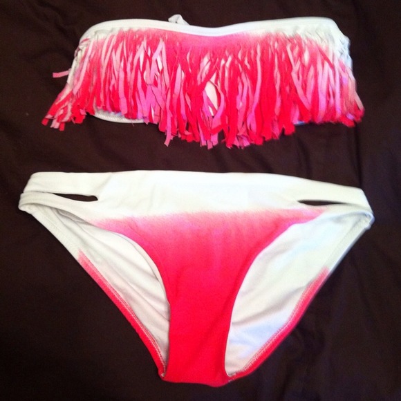 ***Reserved***Fringe swimsuit