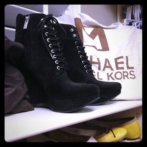 Michael Kors suede boots