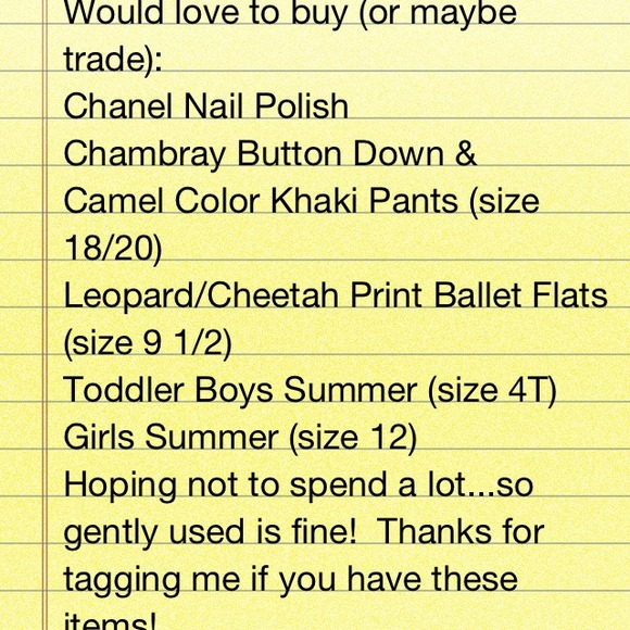 Anyone have these items?