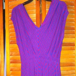Mossimo Purple & Raspberry Hi-Low Dress