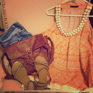 Bundle for Easytiger83 Orange and Cream  Tank