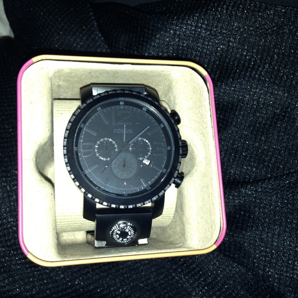 Fossil Men's  watch , all black !!! - Picture 1 of 1
