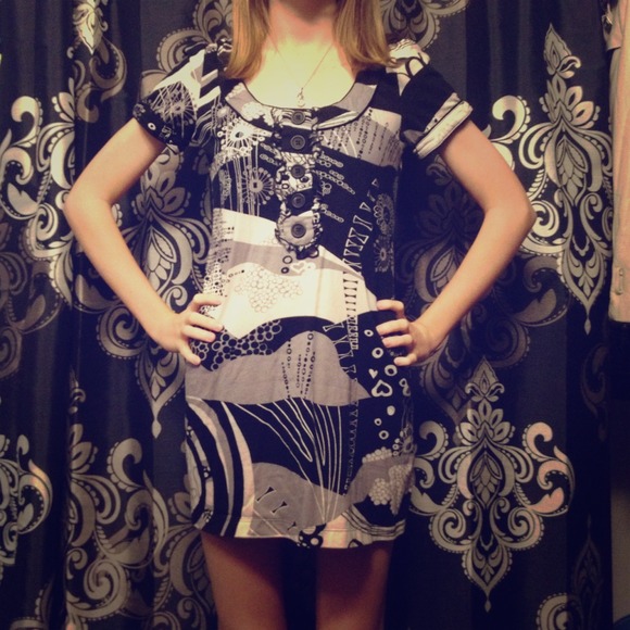 Black and white dress!
