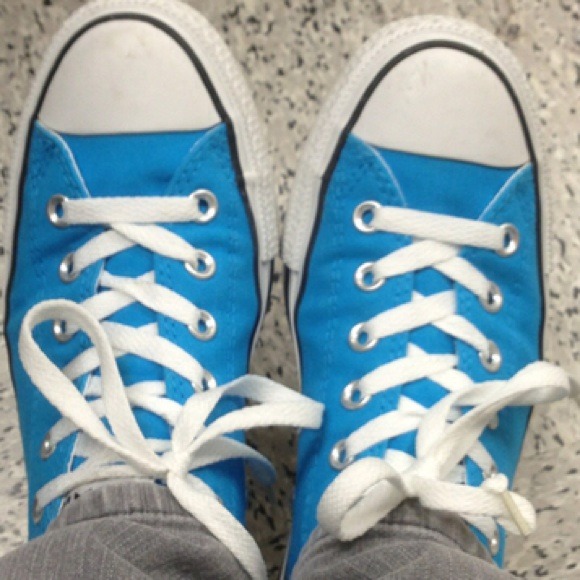 Converse Shoes - Blue converse sneakers