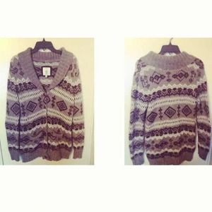 Knitted pattern sweater