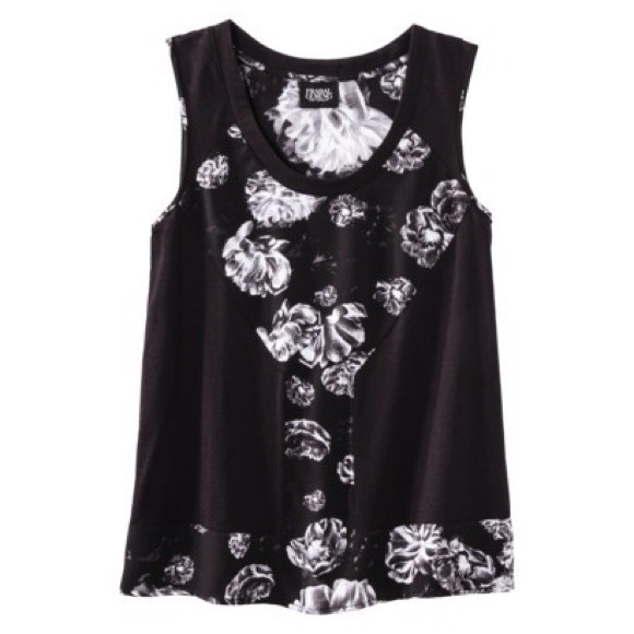 NOT AVAILABLE: Prabal Gurung Black Floral Blouse