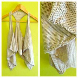 🎀 Cute Patterned Pleated Vest