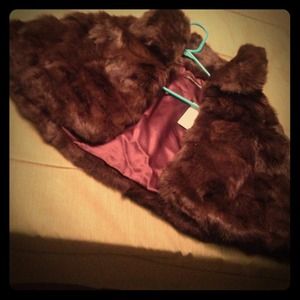 Rabbit fur wrap