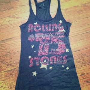 Distressed Rolling Stones Tank