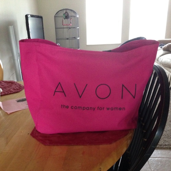 Avon Tote, Avon bank bag Ny&Co jean free earrings