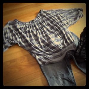 Striped greys shirt