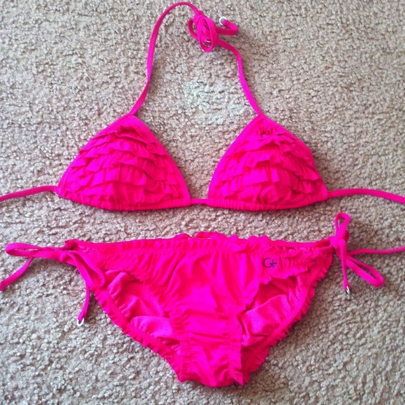 ❌SOLD❌Ruffled String Bikini