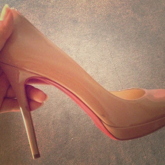 Authentic New christian louboutins slightly used.