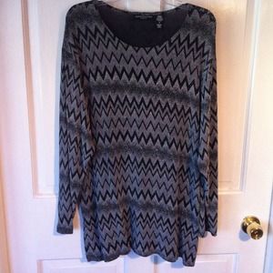 Shimmery top by Impressions