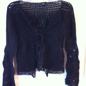 Knitted black sweater by Say What