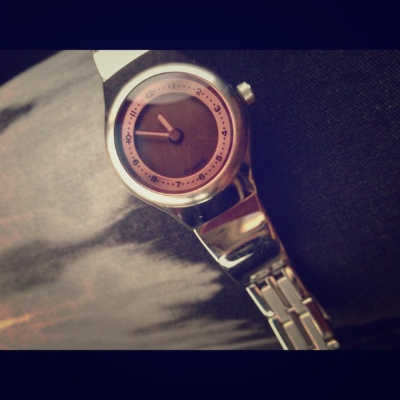 🍒RESERVED🍒 FOSSIL Stainless Steel pinkface watch