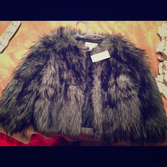*Reduced* Michael Kors Faux Fur Jacket
