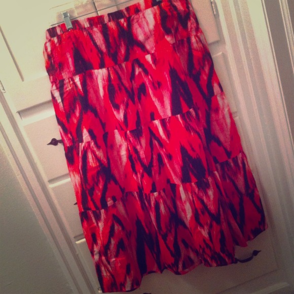 Jones New York Dresses & Skirts - Bohemian multi long skirt