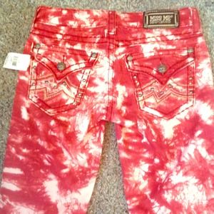 Tie-dye Miss Me jeans!