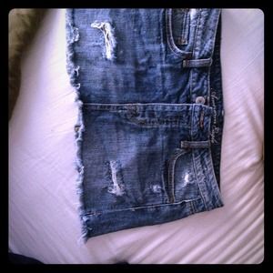 Blue jean skirt