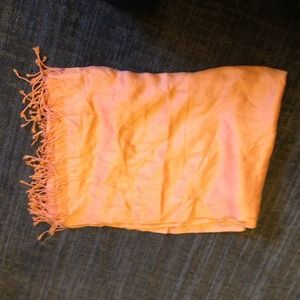 Orange pashmina